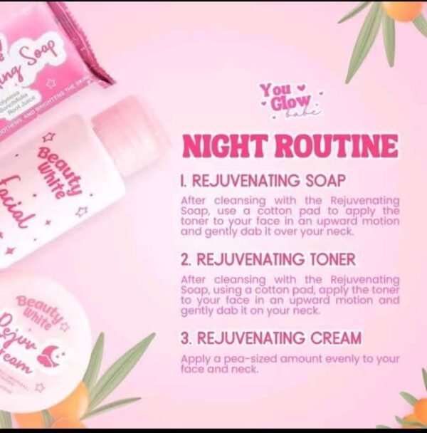 Beauty White Rejuv Set 4-in-1 – Renew & Firm Skin - Image 6