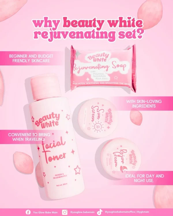 Beauty White Rejuv Set 4-in-1 – Renew & Firm Skin - Image 4